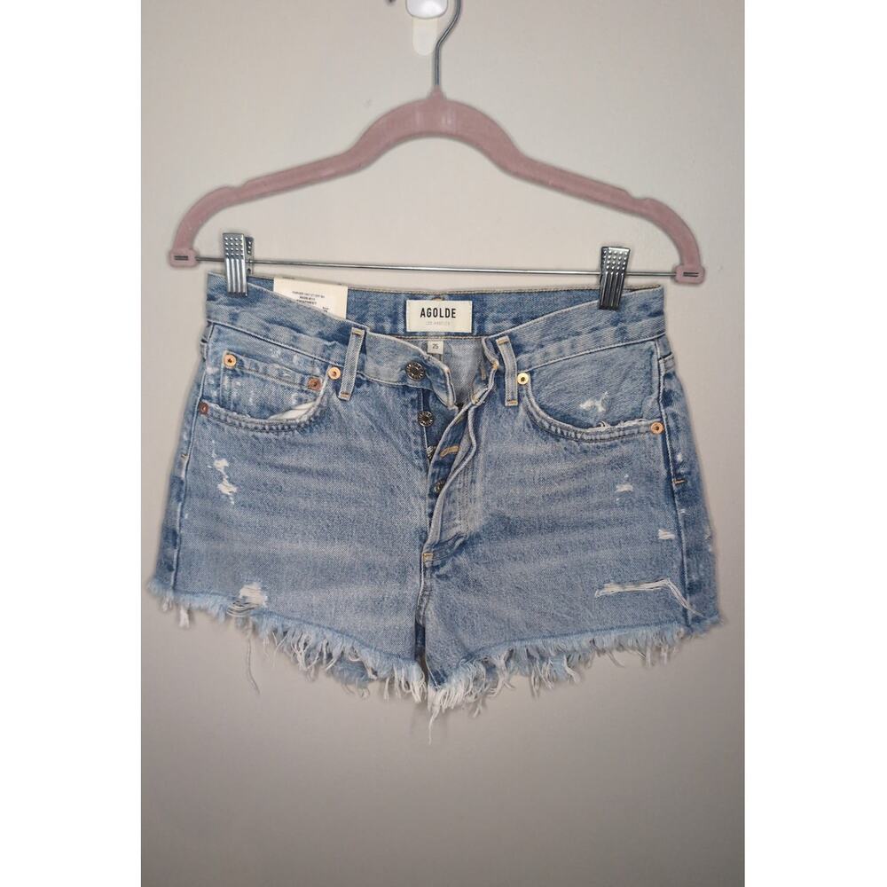 AGOLDE Parker Vintage Cut Off Shorts 25 Swapmeet NWT $128